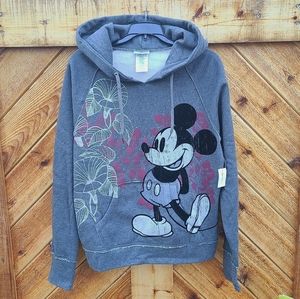 NWTs Disney Fitted Classic Velvet Mickey Hoodie